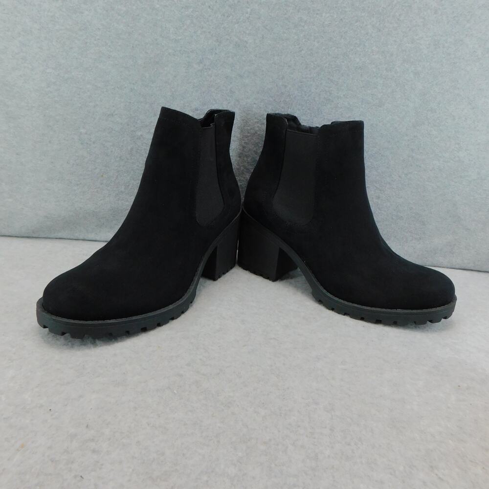 Sun + Stone Womens Black Morghan Ankle Boots Shoes Size 9M - Picture 9 of 11